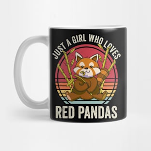 Just A Girl Who Loves Red Pandas Mug